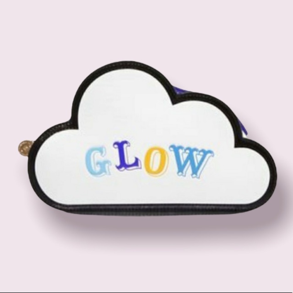 Glow Cloud Makeup Bag NWOT